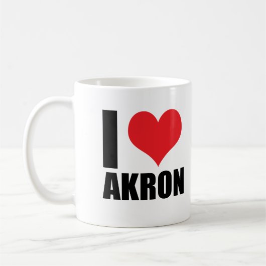 Ik hou van Akron Koffiemok (Links)