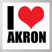 Ik hou van Akron Poster (Voorkant)