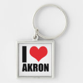Ik hou van Akron Sleutelhanger (Voorkant)