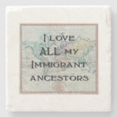 Ik hou van al mijn geïmmigreerde Onderzetters (Voorkant)