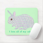 Ik hou van al mijn kleuren, muismatten (Met muis)