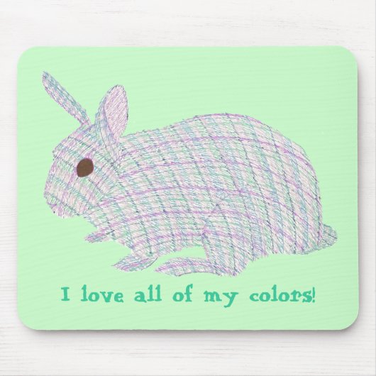 Ik hou van al mijn kleuren, muismatten (Voorkant)