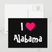 Ik hou van Alabama Briefkaart (Voorkant / Achterkant)