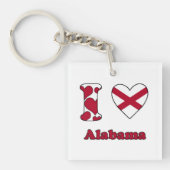 Ik hou van Alabama Sleutelhanger (voorkant)