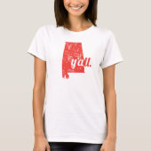 Ik hou van Alabama. T-shirt (Voorkant)