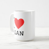 Ik hou van Alan Koffiemok (Voorkant links)