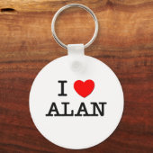 Ik hou van Alan Sleutelhanger (Voorkant)