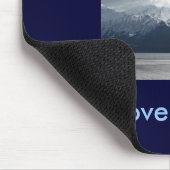 Ik hou van Alaska! Mousepad Muismat (Hoek)