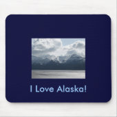 Ik hou van Alaska! Mousepad Muismat (Voorkant)
