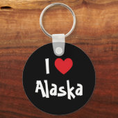 Ik hou van Alaska Sleutelhanger (Voorkant)