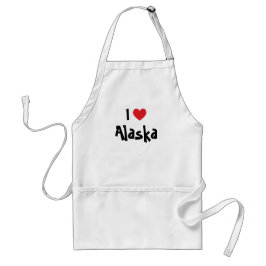 Ik hou van Alaska Standaard Schort