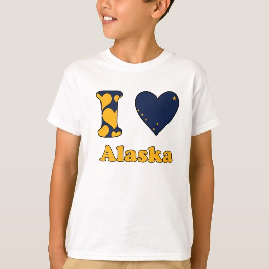 Ik hou van Alaska T-shirt (Voorkant)