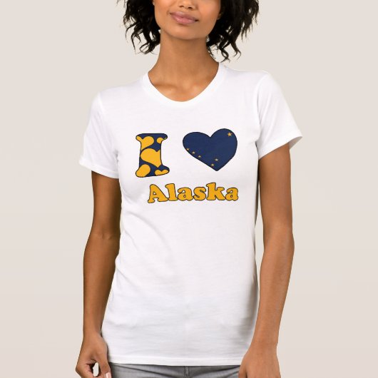 Ik hou van Alaska T-shirt (Voorkant)