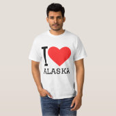 Ik hou van Alaska T-shirt (Voorkant volledig)