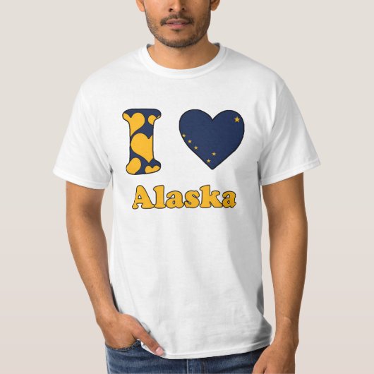 Ik hou van Alaska T-shirt (Voorkant)