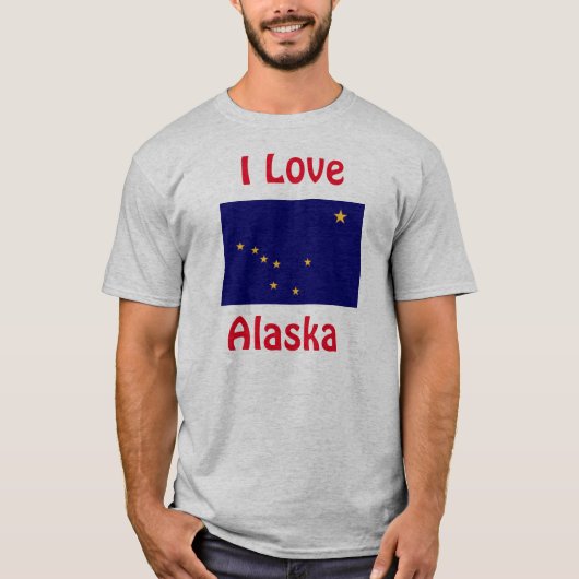 Ik hou van Alaska T-shirt (Voorkant)