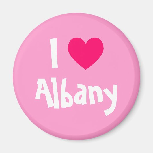 Ik hou van Albany Magneet (Voorkant)