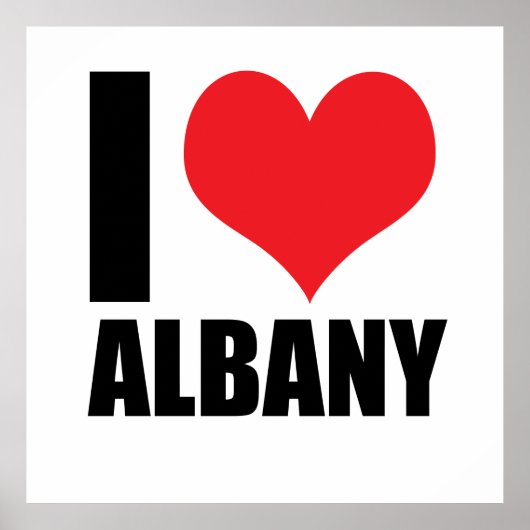 Ik hou van Albany Poster (Voorkant)