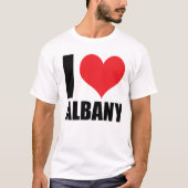 Ik hou van Albany T-shirt (Voorkant)