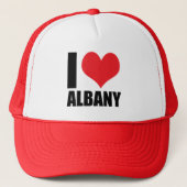 Ik hou van Albany Trucker Pet (Voorkant)