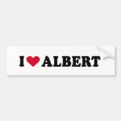IK HOU VAN ALBERT BUMPERSTICKER (Voorkant)