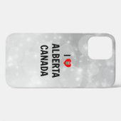 Ik hou van Alberta, Canada Case-Mate iPhone Case (Achterkant (horizontaal))