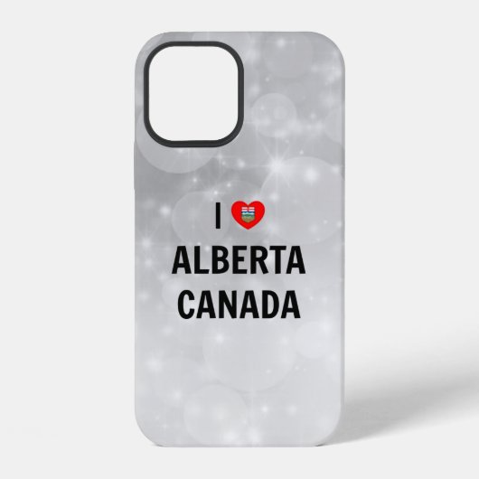 Ik hou van Alberta, Canada iPhone Hoesje (Achterkant)