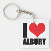 Ik hou van Albury Sleutelhanger (voorkant)