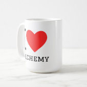 Ik hou van alchemie koffiemok (Voorkant links)