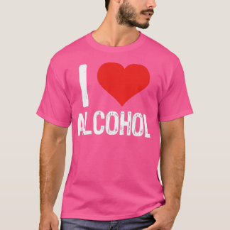 Ik hou van alcohol t-shirt