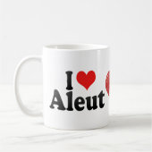 Ik hou van Aleut Koffiemok (Links)