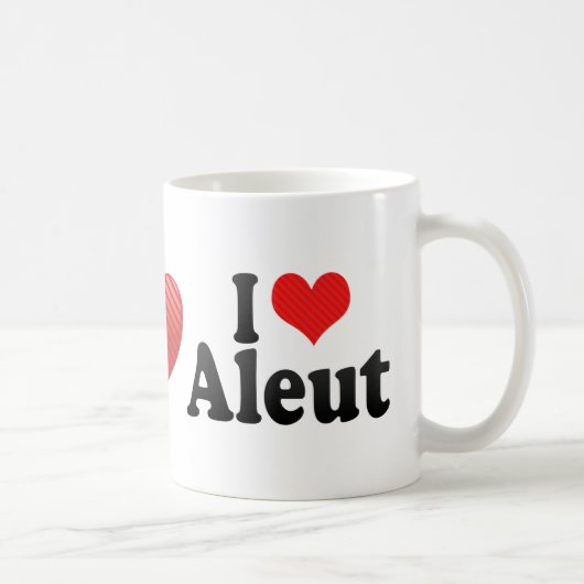 Ik hou van Aleut Koffiemok (Rechts)