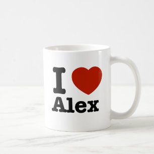 Ik hou van Alex Koffiemok