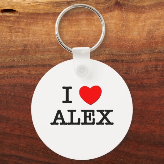 Ik hou van Alex Sleutelhanger (Voorkant)