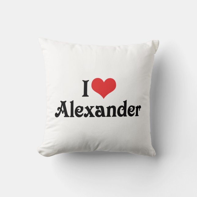 Ik hou van Alexander Kussen (Voorkant)