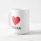 Ik hou van algebra koffiemok (Voorkant links)