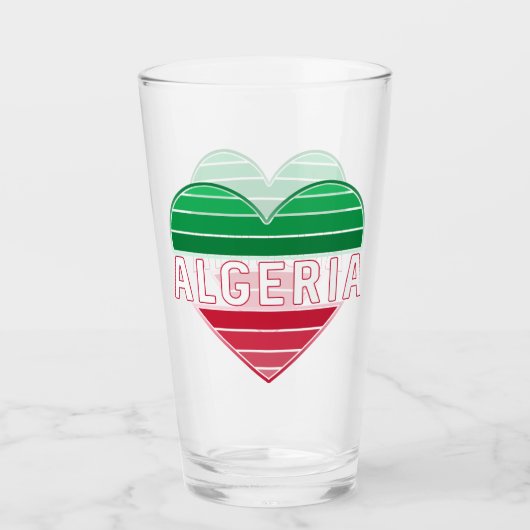Ik hou van Algerije, Algerijns hart Glas (Voorkant)