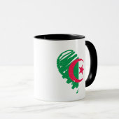 Ik hou van Algerije - Algerijnse vlag hart Mok (Voorkant rechts)