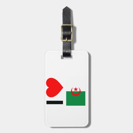 ik hou van algerije bagagelabel (Voorkant verticaal)