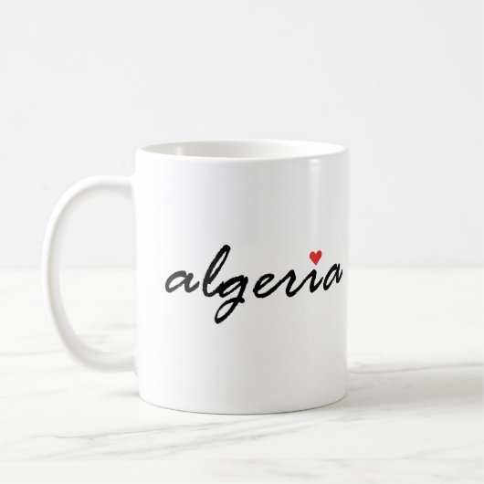 Ik hou van Algerije Koffiemok (Links)