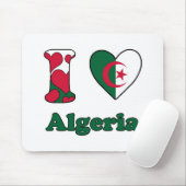 Ik hou van Algerije Muismat (Met muis)