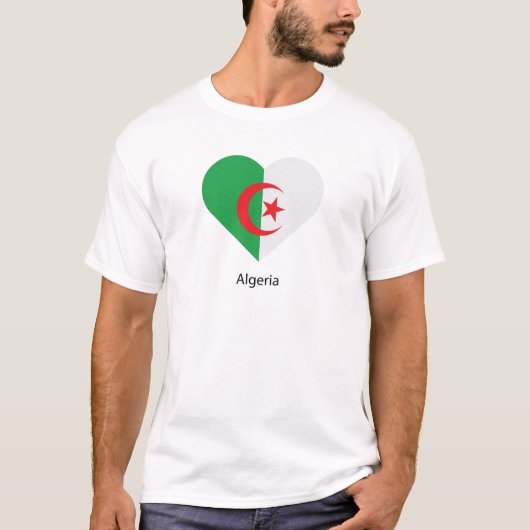 Ik hou van Algerije T-shirt (Voorkant)