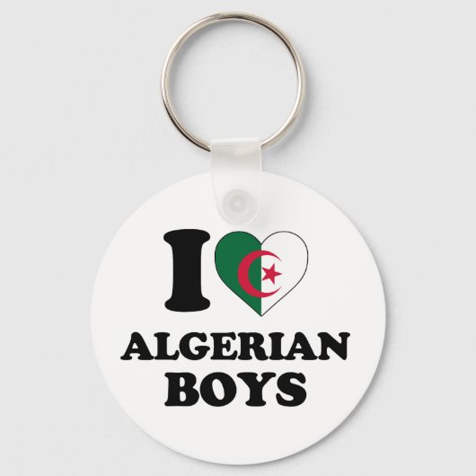 Ik hou van Algerijnse jongens Sleutelhanger (Voorkant)