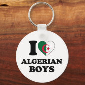 Ik hou van Algerijnse jongens Sleutelhanger (Achterkant)