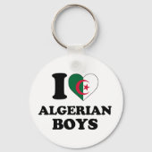 Ik hou van Algerijnse jongens Sleutelhanger (Achterkant)