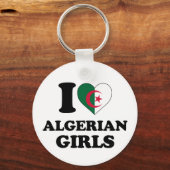Ik hou van Algerijnse meisjes Sleutelhanger (Voorkant)