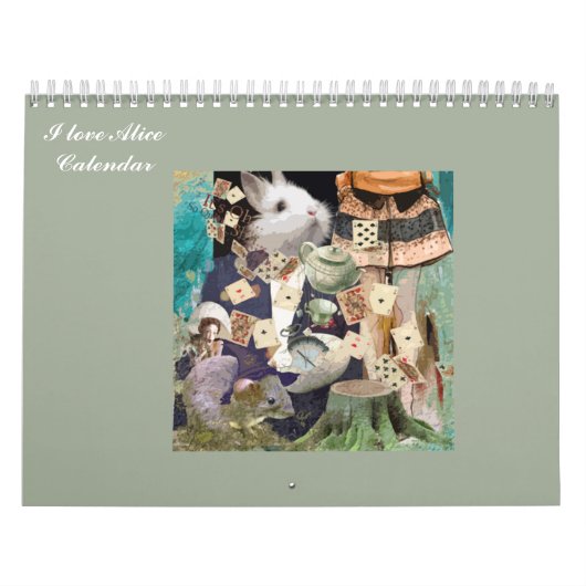 Ik hou van Alice in Wonderland Kalender (Hoes)