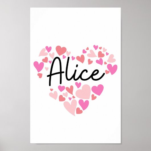Ik hou van Alice Poster (Voorkant)