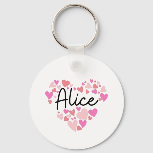 Ik hou van Alice Sleutelhanger (Voorkant)