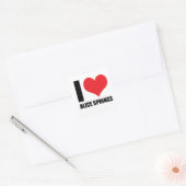 Ik hou van Alice Springs Vierkante Sticker (Envelop)